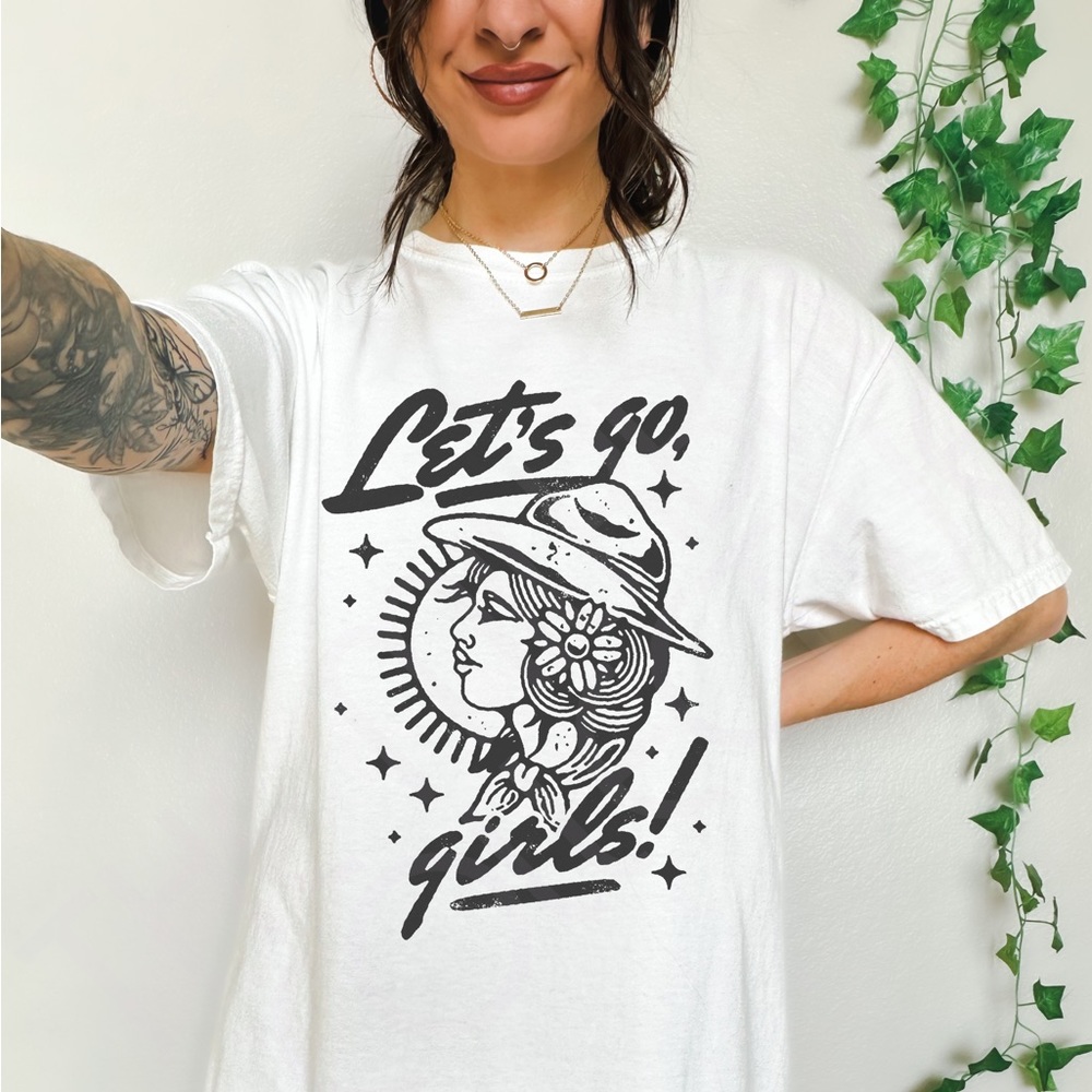 🚨 SALE 🚨 Comfort Colors Let’s Go Girls Shania Twain Country Tshirt